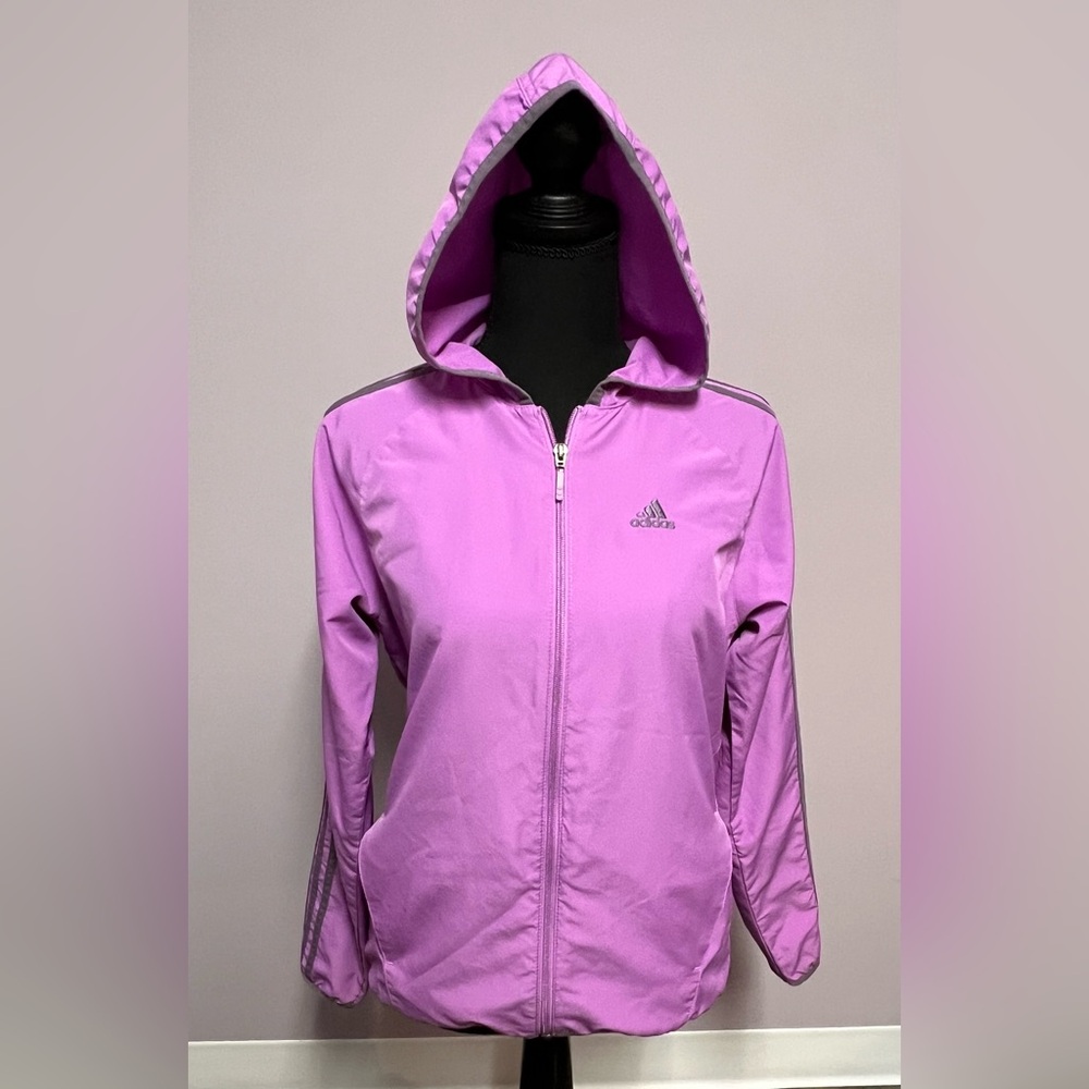 ADIDAS Windbreaker JACKET Hoodie S Women